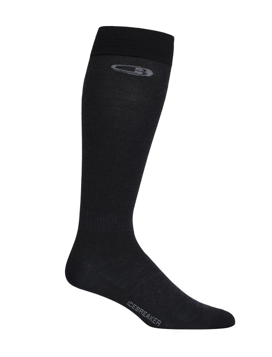 Chaussettes Icebreaker Merino Snow Liner Over the Calf Homme Noir | FR 1015GSOL